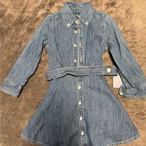 Ralph Lauren Blue Denim Shirt Dress